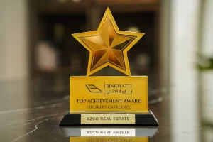 Top Achievement Award by Binghatti to AZCO Real Estate