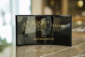 5th Broker Award by Emaar to AZCO Real Estate